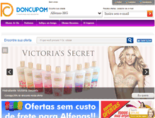 Tablet Screenshot of doncupom.com.br